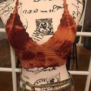 NWOT- Handmade Boho Crocheted 🧶 Top